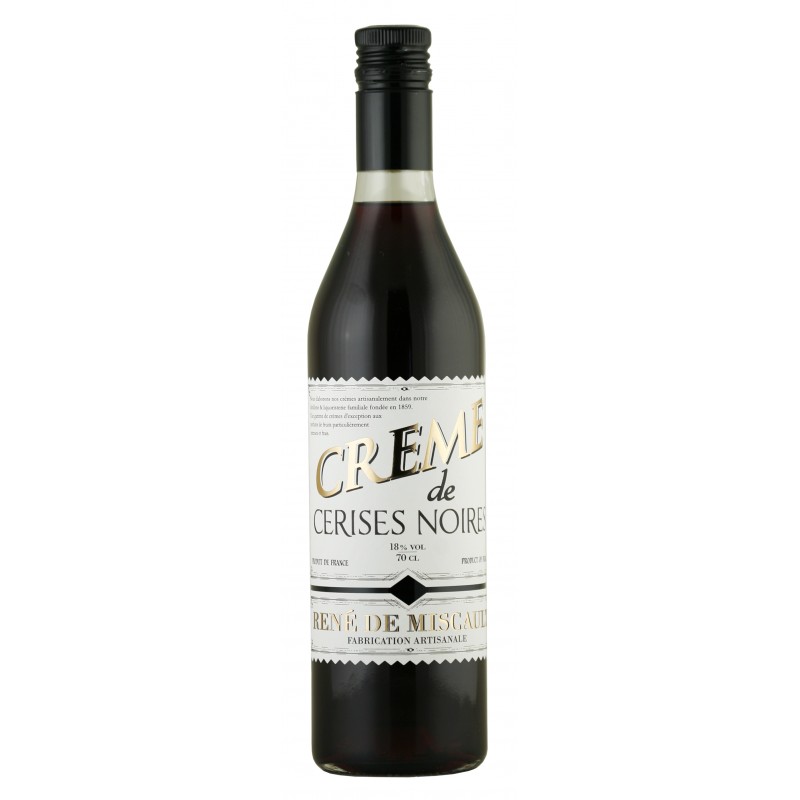 Cerises noires Cerises noires Crème - Fine 70cl - 18% vol – Image 1