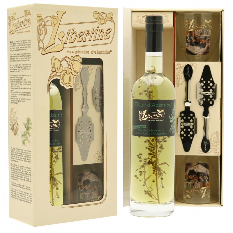 Coffret Fleur d'Absinthe Coffret Fleur d'Absinthe 60% 70cl – Image 1