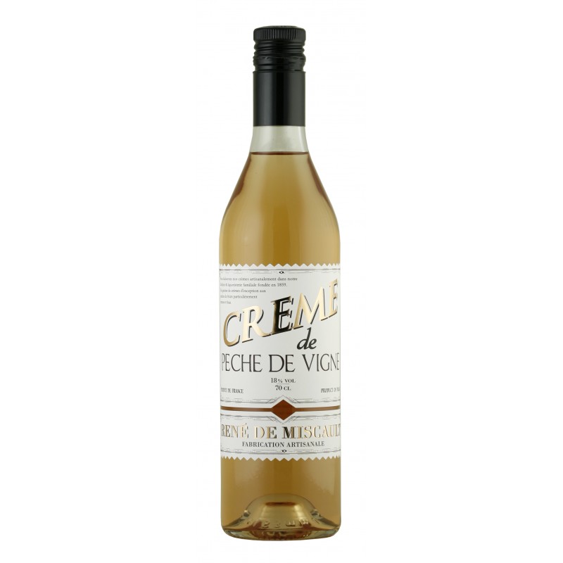 Pêche de Vigne Pêche de Vigne Crème - Fine 70 cl - 18% vol – Image 1