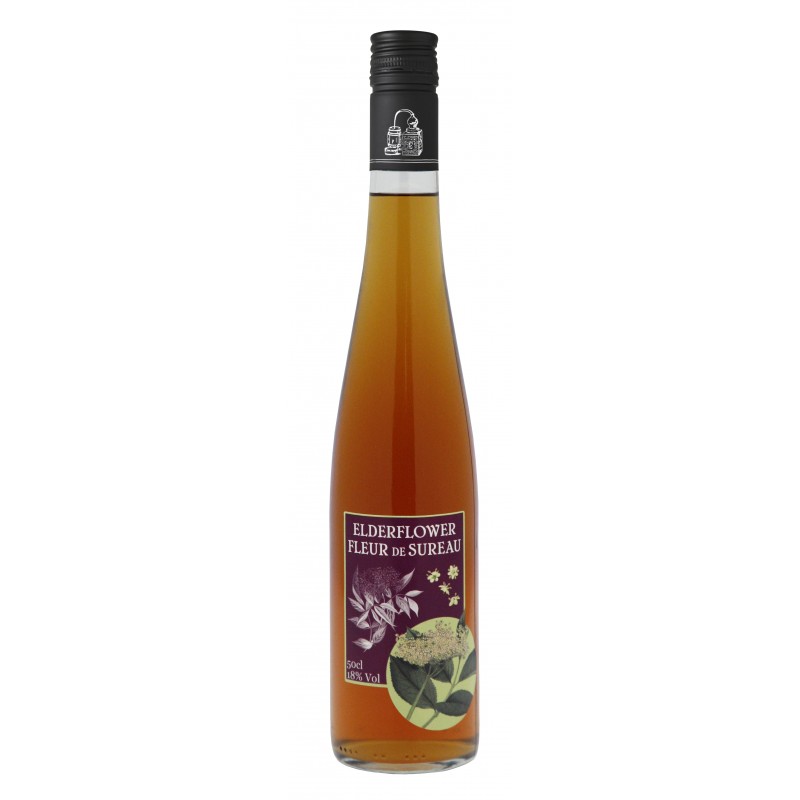 sureau Fleurs de sureau Liqueur Elderflower - 50cl - 18% vol – Image 1