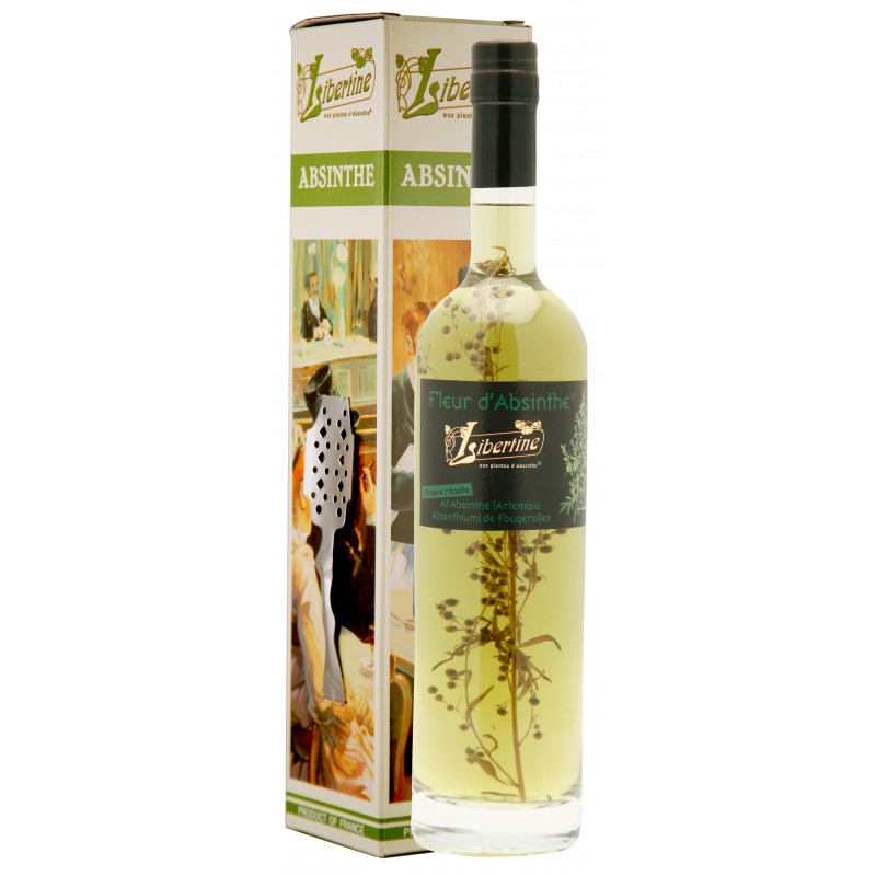 Fleur d'Absinthe® + étui Fleur d'Absinthe® + étui + cuillère 60% 70cl – Image 1