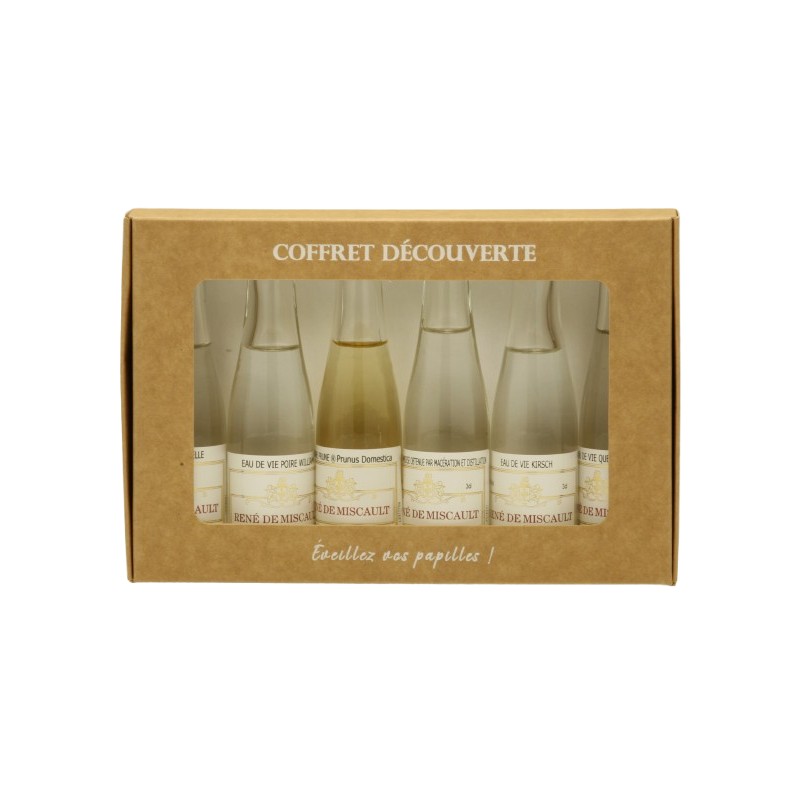Coffret-découverte-eaux de vie Coffret découverte eau de vie 6 x 3 cl - 43 % vol – Image 1
